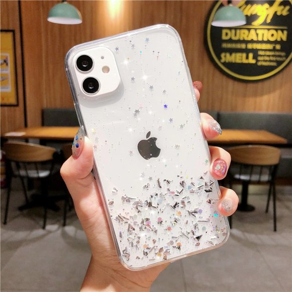 NEW iPhone 12/11/Pro/Max Glitter Star case - Picture 3 of 5